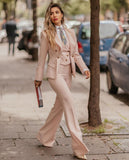 Beige Tailored Three Piece Suit for women Beige Tailored Three Piece Suit for women