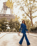 Royal Blue Tailored Three Piece Suit for Women Royal Blue Tailored Three Piece Suit for Women