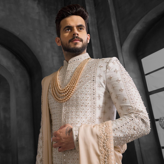 The artistry edit- off white Sherwani