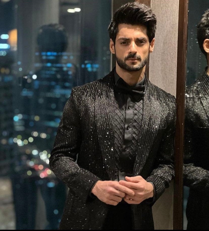 The Line Sequin Black Tuxedo Jacket The Line Sequin Black Tuxedo Jacket