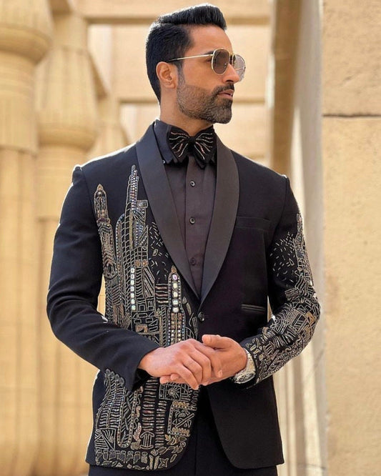 Black Burj Khalifa Jacket