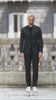 Black Pinstripe suit by Vitale Barberis Canonico Black Pinstripe suit by Vitale Barberis Canonico