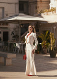 Ivory Tailored Three Piece Suit for women
