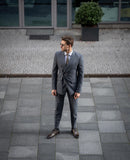 Grey Fine Pinstripe suit