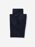 Navy Flannel Gurkha Trouser