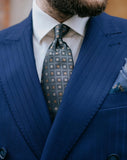 Blue Striped Suit by Holland and Sherry