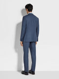 Petrol Blue Virgin wool Suit by Zegna