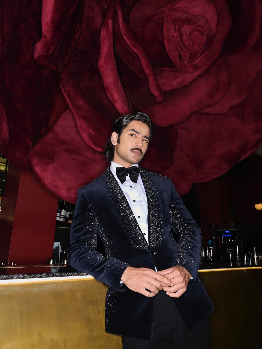 Midnight Stardust Velvet Tuxedo