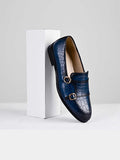 Blue Monk strap Loafers | The Luxe